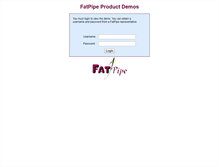 Tablet Screenshot of demo.fatpipeinc.com